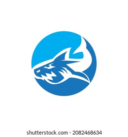 Shark icon and symbol vector illustration