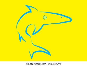 Shark Icon. Vector
