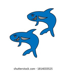 Shark icon vector design illustration