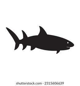 shark icon vector design template