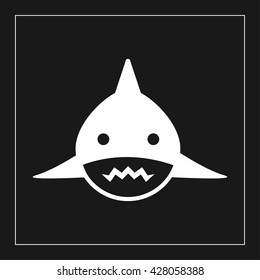 shark icon. shark vector illustration