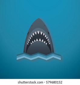 Shark icon vector illustration