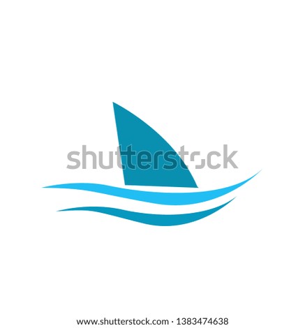 Shark icon vector illustration design