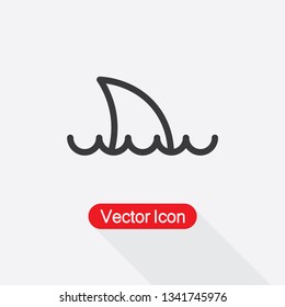Shark Icon Vector Illustration Eps10
