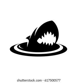Shark icon. Vector logo illustration isolated sign symbol