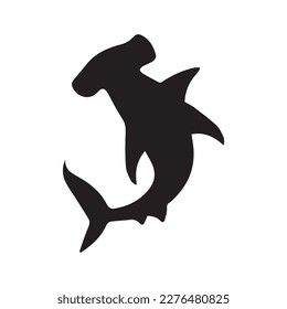 Shark icon. Vector on white background