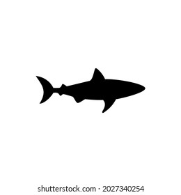 Shark icon vector png isolated on white background