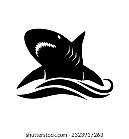 Shark icon vector. sea ​​life illustration sign. fish symbol or logo.