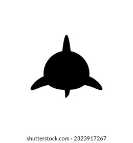 Shark icon vector. sea ​​life illustration sign. fish symbol or logo.