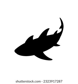 Shark icon vector. sea ​​life illustration sign. fish symbol or logo.