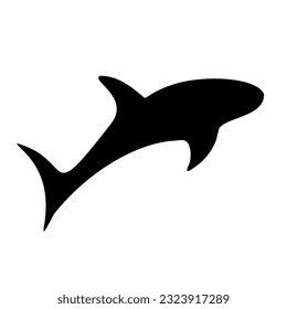Shark icon vector. sea ​​life illustration sign. fish symbol or logo.