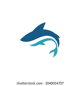Shark illustration icon designTemplate Vector