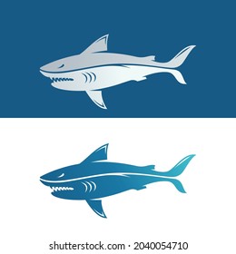 Shark illustration icon designTemplate Vector