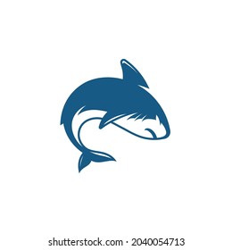 Shark illustration icon designTemplate Vector