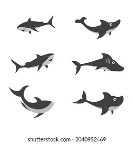 Shark illustration icon designTemplate Vector