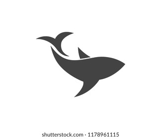 Shark illustration Logo Template Vector