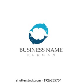 Shark illustration Logo Template Vector