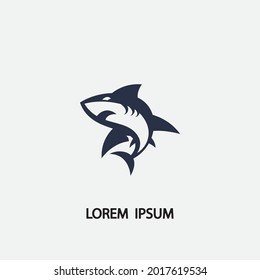 Shark illustration Logo Template Vector