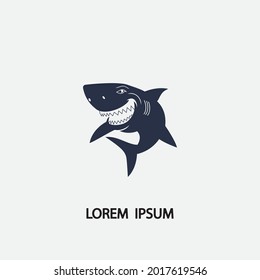 Shark illustration Logo Template Vector