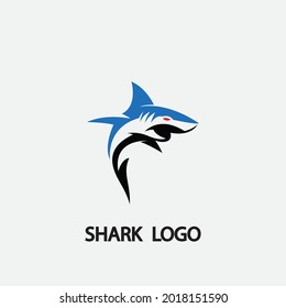 Shark illustration Logo Template Vector