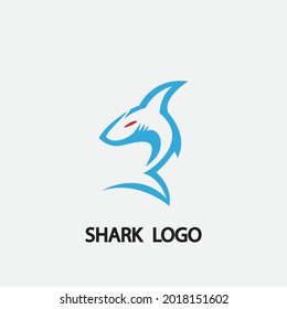 Shark illustration Logo Template Vector