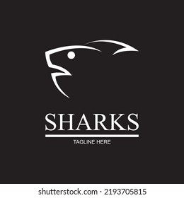 Shark illustration Logo Template Vector