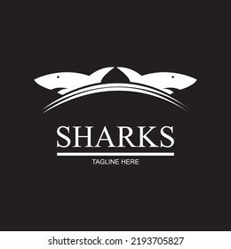Shark illustration Logo Template Vector