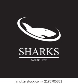 Shark illustration Logo Template Vector