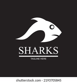 Shark illustration Logo Template Vector