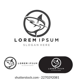 Shark illustration Logo Template Vector