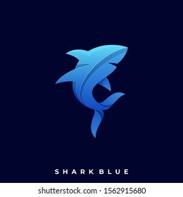 Shark Illustration Vector Template, Suitable for Creative Industry, Multimedia, entertainment, Educations, Shop, and any related business