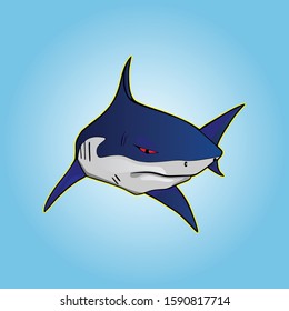 shark image design vector stock