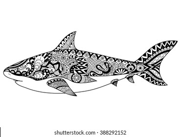 381 Shark Mandala Images, Stock Photos & Vectors | Shutterstock