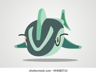 shark little monster