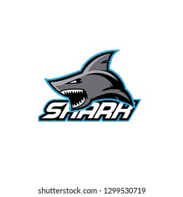 Shark Logo Design Stock Vector (Royalty Free) 1299530719 | Shutterstock