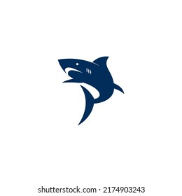 Shark logo design vector illustration
