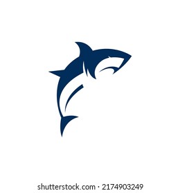 Shark logo design vector illustration
