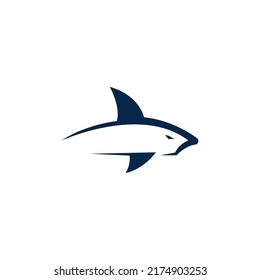 Shark logo design vector illustration