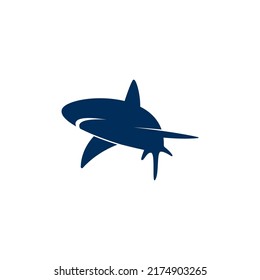 Shark logo design vector illustration