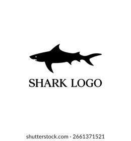 Design de logotipo do Shark, logotipo vetorial, design de logotipo de ilustração