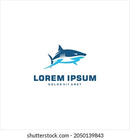 Shark Logo Design Vector Image
