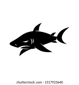 Shark logo Element design vector modern illustration template