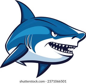 SHARK LOGO GAMING EINZELNER HINTERGRUND