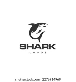 shark logo icon design inspiration