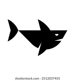 Shark logo. Icon design. Template elements