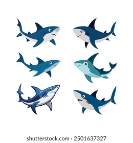 Shark Logo Icon Illustration - Versatile Design for T-shirt, Hoodie, and Pillow Cover