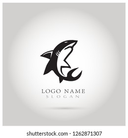 Shark Logo. Icon & Symbol Vector Template