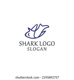 Shark logo icon vector image