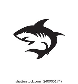 Shark logo icon,design vector illustration
