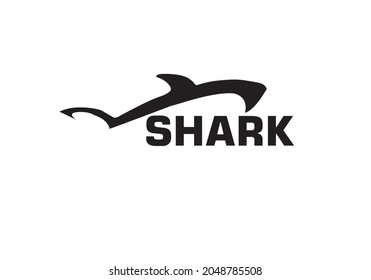 shark logo, lab, fish, sea, whale watching, template, Typography minimalist digital fashion future creative logo  vector illustration 